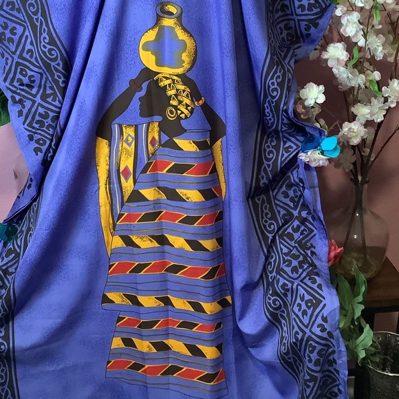 🌷NWT WINLAR WATER PRINCESS COVERUP/ CAFTAN - Picture 4 of 14